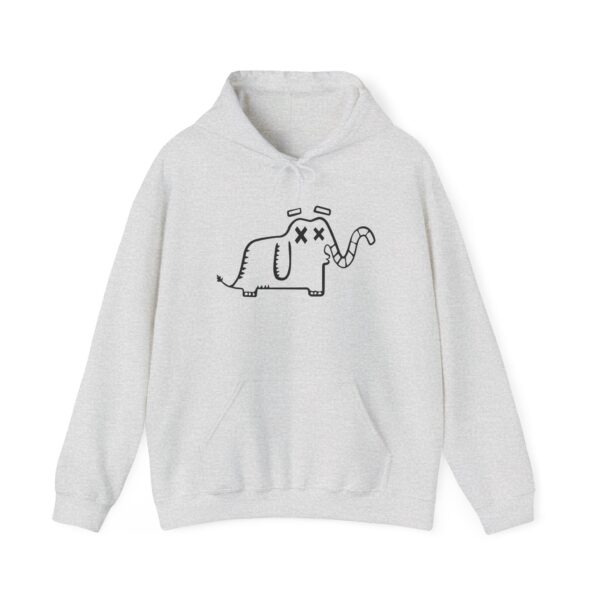 Unisex Hoodie - Blacked-out Elephant - Image 5