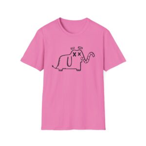 T-Shirt Unisex - Blacked-Out Elephant