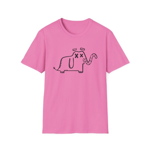 T-Shirt Unisex - Blacked-Out Elephant