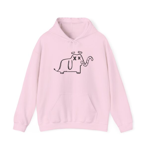 Unisex Hoodie - Blacked-out Elephant - Image 8