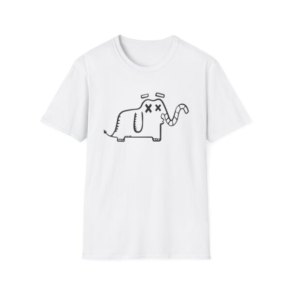 T-Shirt Unisex - Blacked-Out Elephant - Image 3