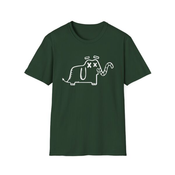 T-Shirt Unisex - Blacked-Out Elephant - Image 6